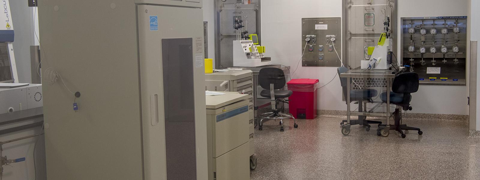 Photo of a lab used for CAR T cell therapy production